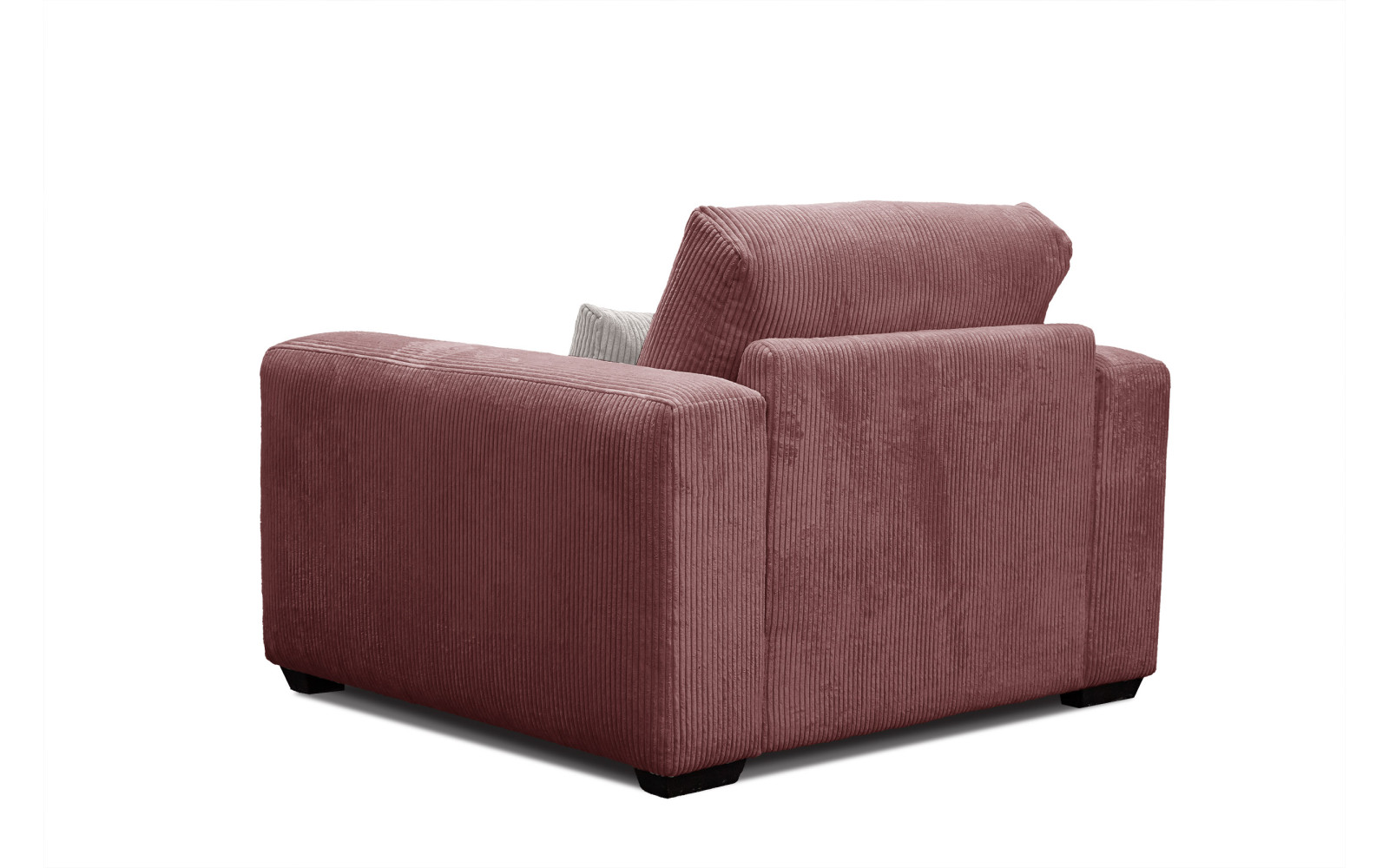 Fauteuil en velours côtelé OLI, rose