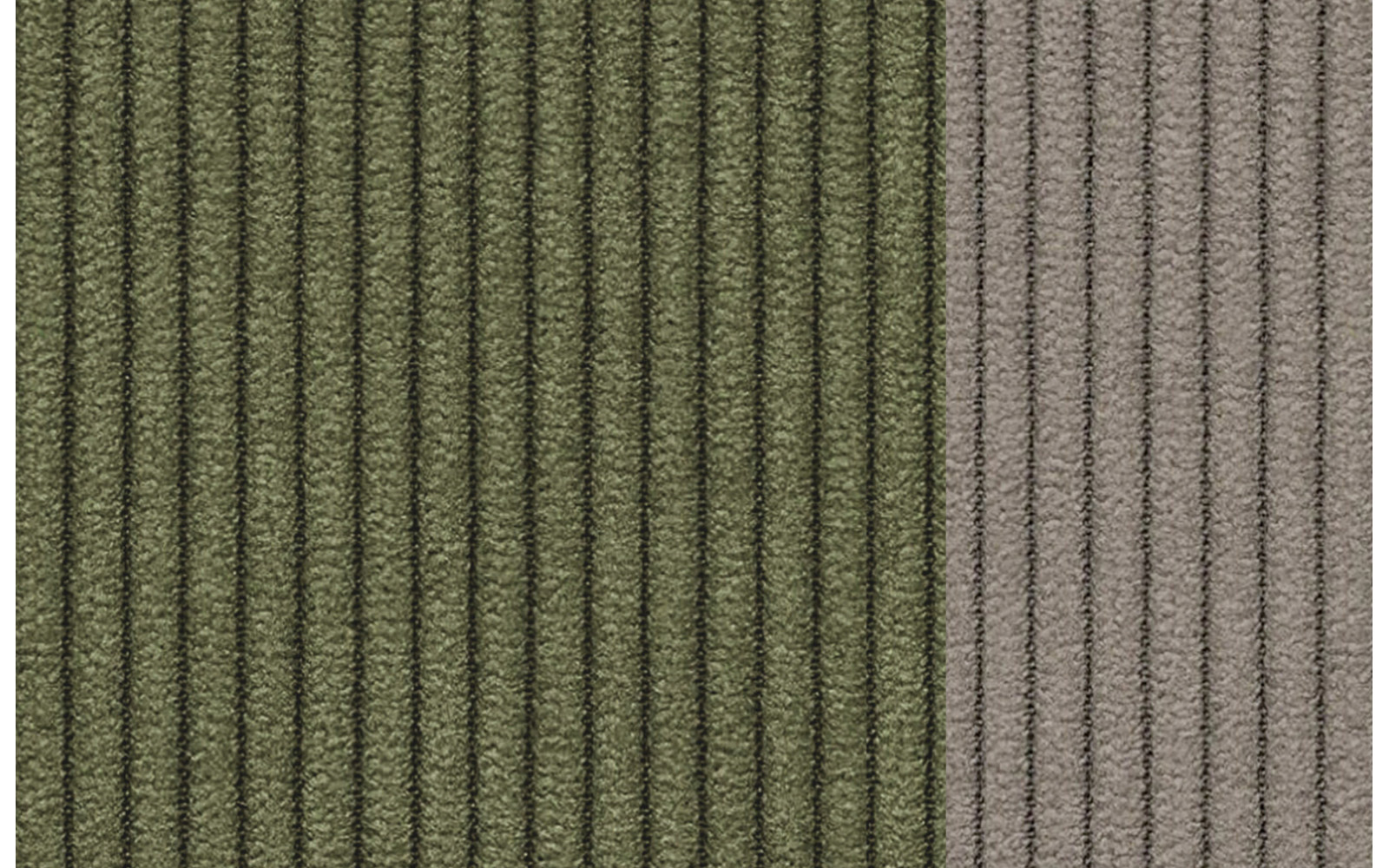 Fauteuil en velours côtelé OLI, olive