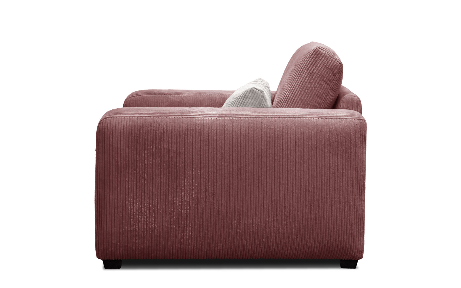 Fauteuil en velours côtelé OLI, rose