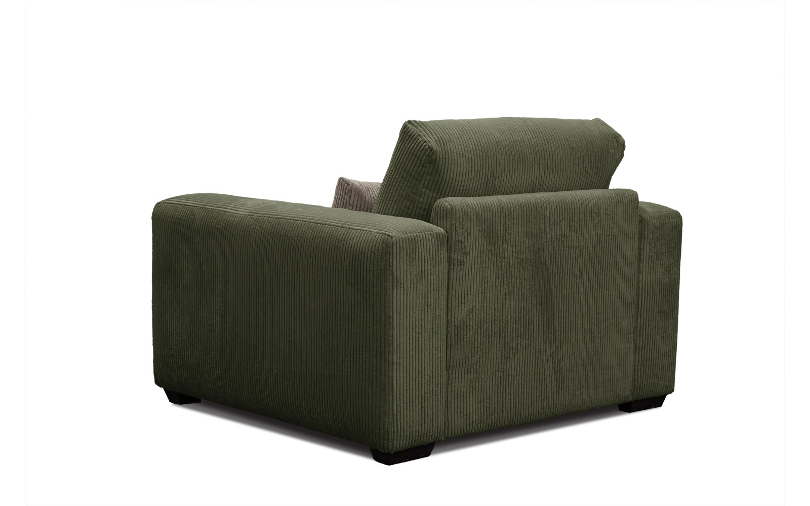 Fauteuil en velours côtelé OLI, olive