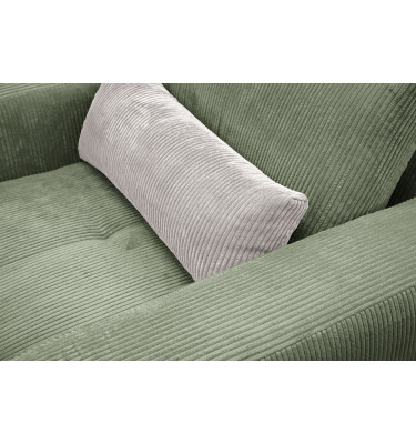 Fauteuil en velours côtelé OLI, sauge