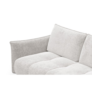 Canapé d’angle 5 places droit AERA, ecru