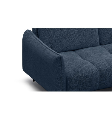 Canapé d’angle 5 places droit AERA, bleu marine