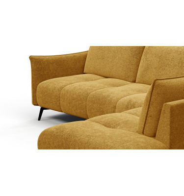 Canapé d’angle 5 places droit AERA, miel