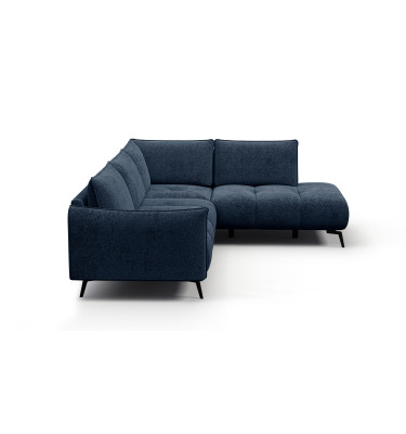 Canapé d’angle 5 places droit AERA, bleu marine