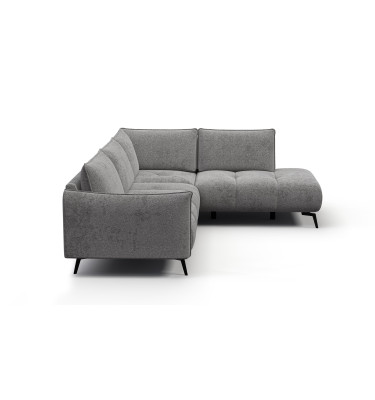 Canapé d’angle 5 places droit AERA, gris chaud