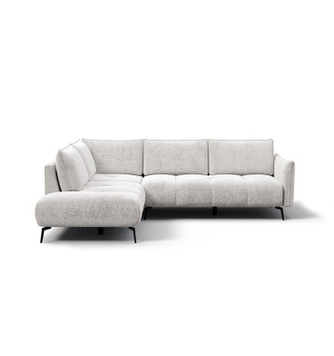 Canapé d’angle 5 places gauche AERA, ecru