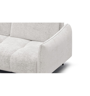 Canapé d’angle 5 places gauche AERA, ecru