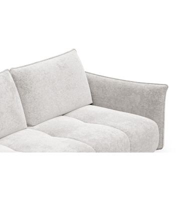 Canapé d’angle 5 places gauche AERA, ecru