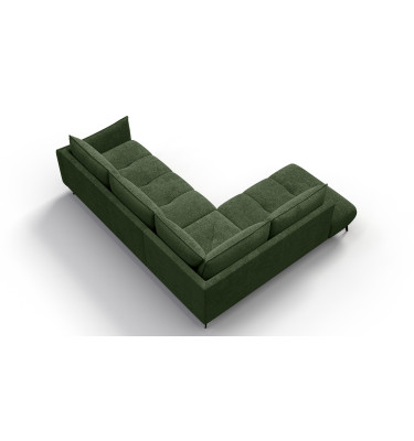 Canapé d’angle 5 places gauche AERA, vert