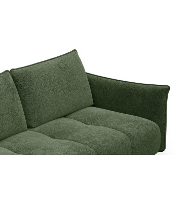 Canapé d’angle 5 places gauche AERA, vert