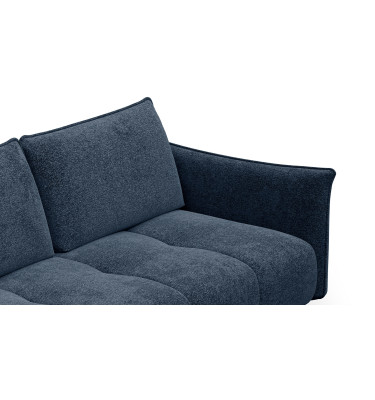 Canapé d’angle 5 places gauche AERA, bleu marine