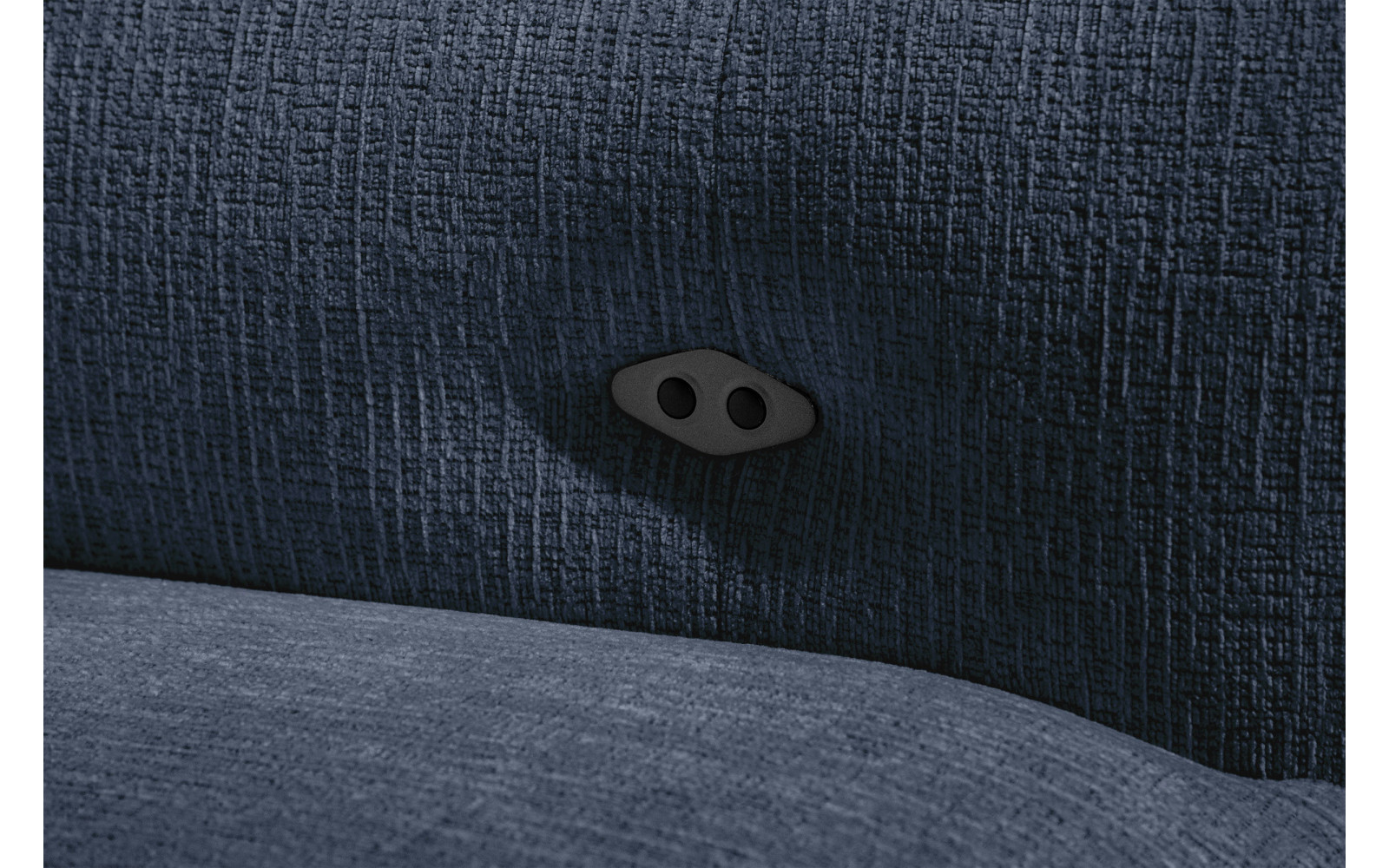 SVEN 3-Sitzer Ecksofa links, 1 relax XL, verstellbare Kopfstützen, marineblau