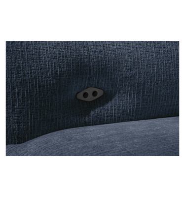 SVEN Ecksofa 3-Sitzer rechts, 1 relax XL, verstellbare Kopfstützen, marineblau