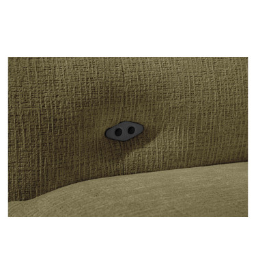 SVEN Ecksofa 3-Sitzer rechts, 1 relax XL, verstellbare Kopfstützen, olivgrün