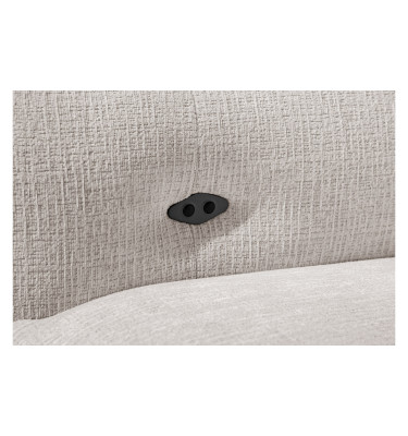 SVEN Ecksofa 3-Sitzer rechts, 1 relax XL, verstellbare Kopfstützen, creme