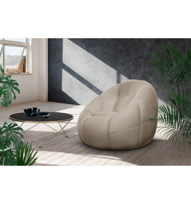 sessel tissu beige - FIGO