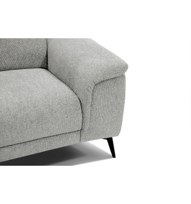 Outlet Sofa XXL 3-Sitzer mit verstellbaren Kopfstützen FIERO