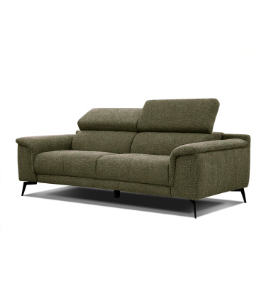 Outlet Sofa XXL 3-Sitzer mit verstellbaren Kopfstützen FIERO