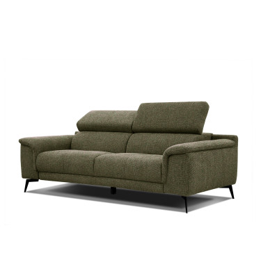 Outlet Sofa XXL 3-Sitzer mit verstellbaren Kopfstützen FIERO
