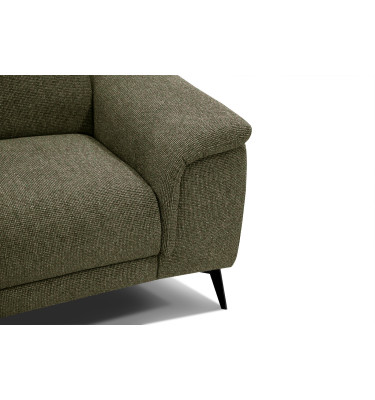 Outlet Sofa XXL 3-Sitzer mit verstellbaren Kopfstützen FIERO