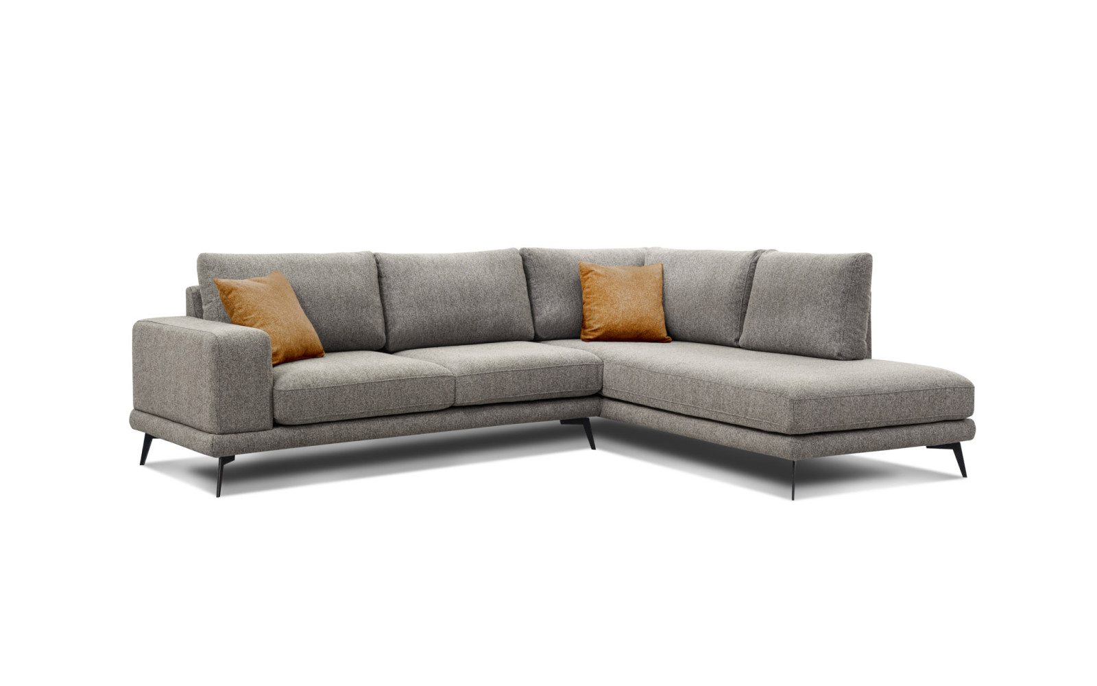 Outlet Ecksofa rechts 5-Sitzer MEDIOLANE