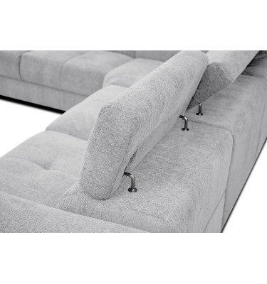 Outlet Ecksofa links mit Relaxfunktion 5-Sitzer CALVERA