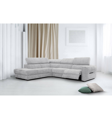 Outlet Ecksofa links mit Relaxfunktion 5-Sitzer CALVERA