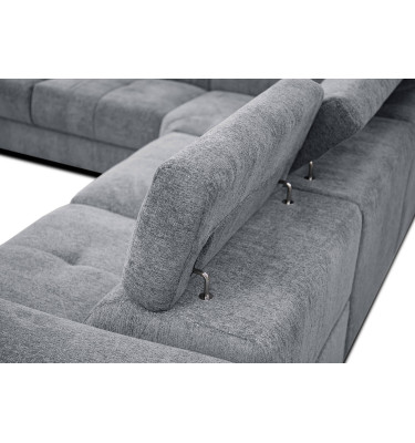Outlet Ecksofa links mit Relaxfunktion 5-Sitzer CALVERA