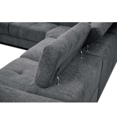 Outlet Ecksofa links mit Relaxfunktion 5-Sitzer CALVERA