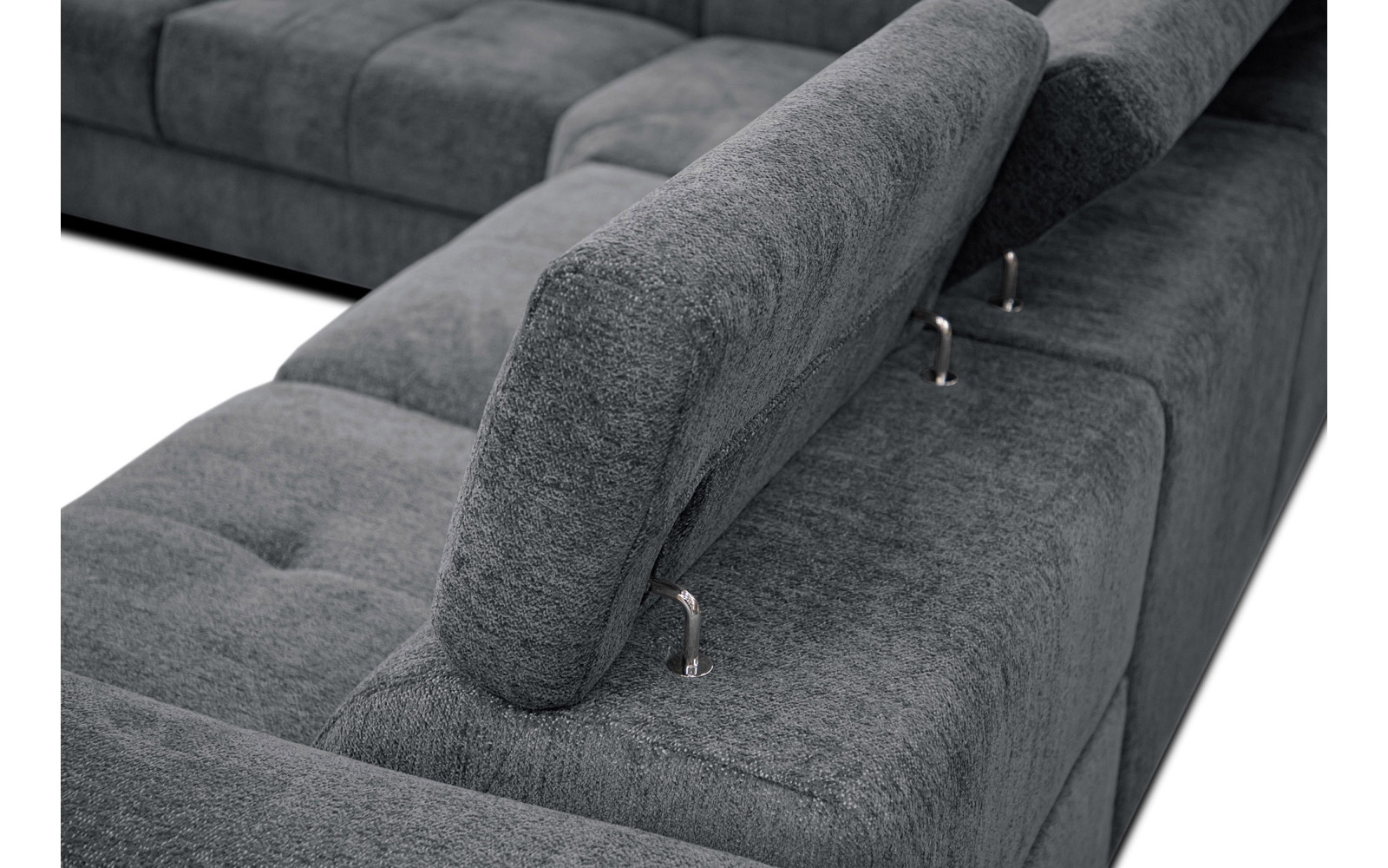 Outlet Ecksofa links mit Relaxfunktion 5-Sitzer CALVERA