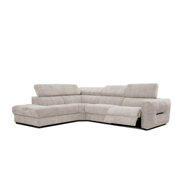 Outlet Ecksofa links mit Relaxfunktion 5-Sitzer CALVERA