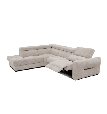 Outlet Ecksofa links mit Relaxfunktion 5-Sitzer CALVERA