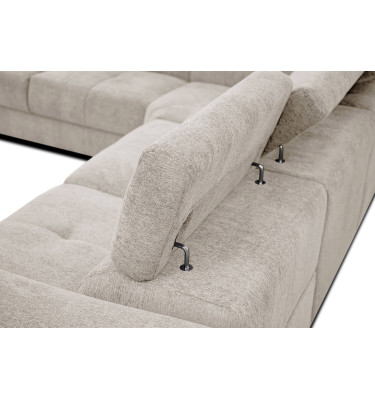 Outlet Ecksofa links mit Relaxfunktion 5-Sitzer CALVERA