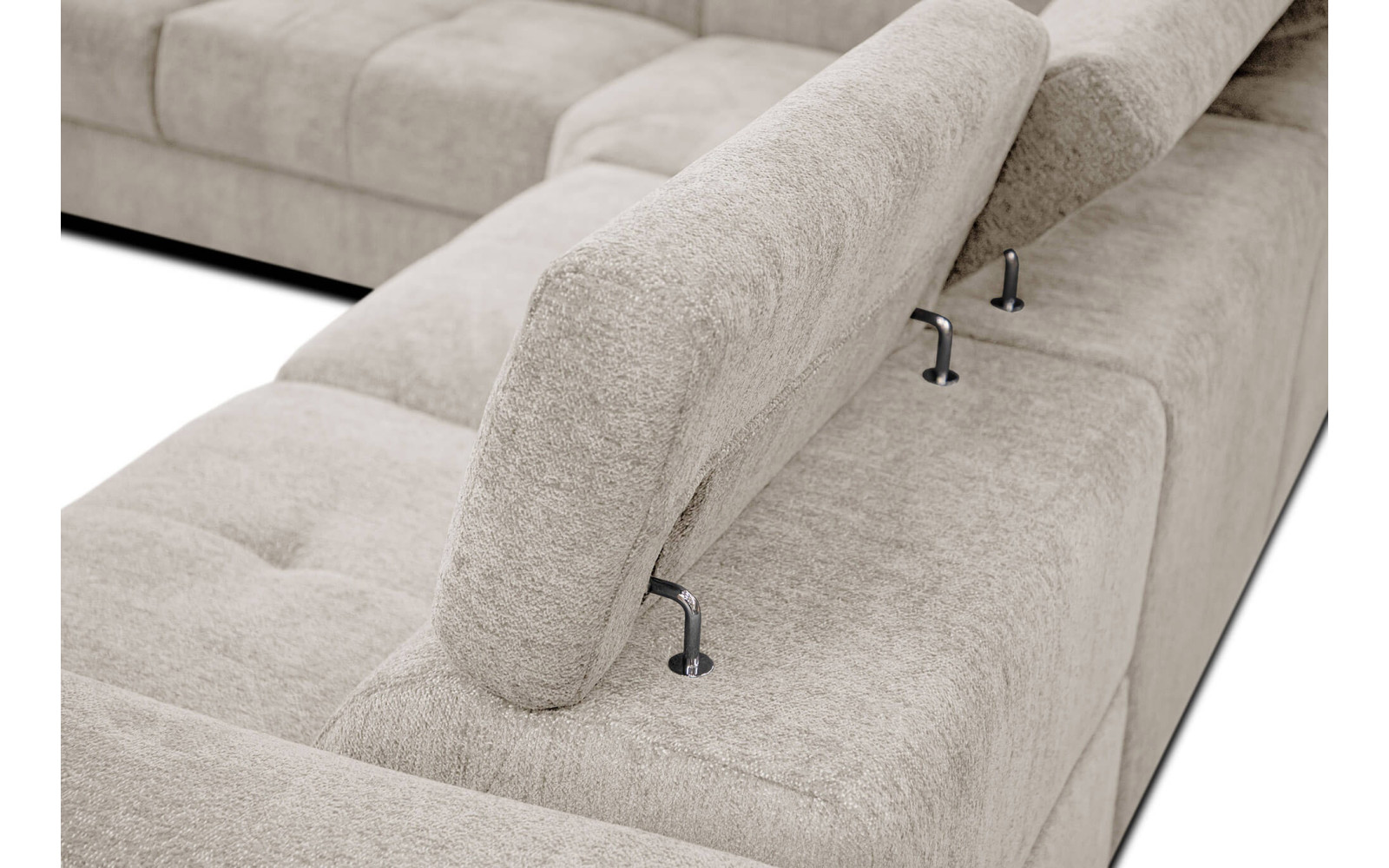Outlet Ecksofa links mit Relaxfunktion 5-Sitzer CALVERA