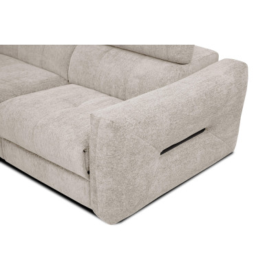 Outlet Ecksofa links mit Relaxfunktion 5-Sitzer CALVERA
