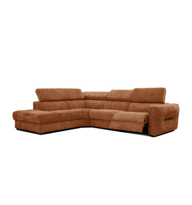 Outlet Ecksofa links mit Relaxfunktion 5-Sitzer CALVERA