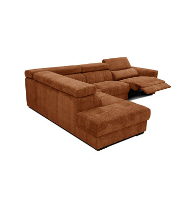 Outlet Ecksofa links mit Relaxfunktion 5-Sitzer CALVERA