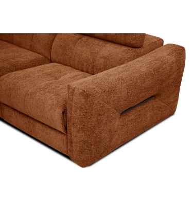 Outlet Ecksofa links mit Relaxfunktion 5-Sitzer CALVERA