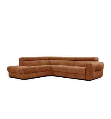 Outlet Ecksofa links mit Relaxfunktion 5-Sitzer CALVERA