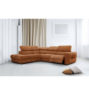 Outlet Ecksofa links mit Relaxfunktion 5-Sitzer CALVERA
